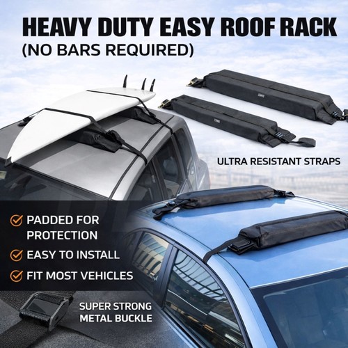 Car padded roof bars - car,